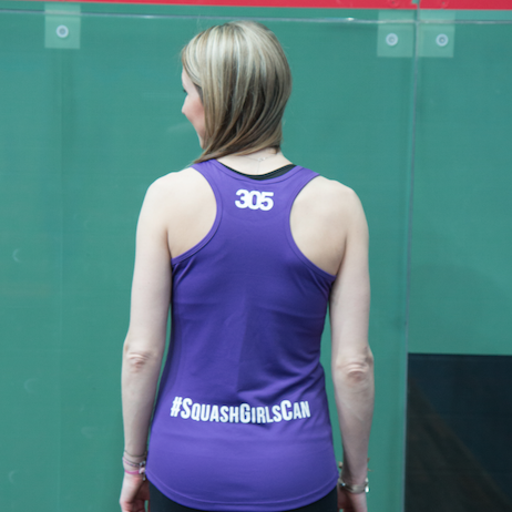 305 Squash Girls Can Action Kids Vest