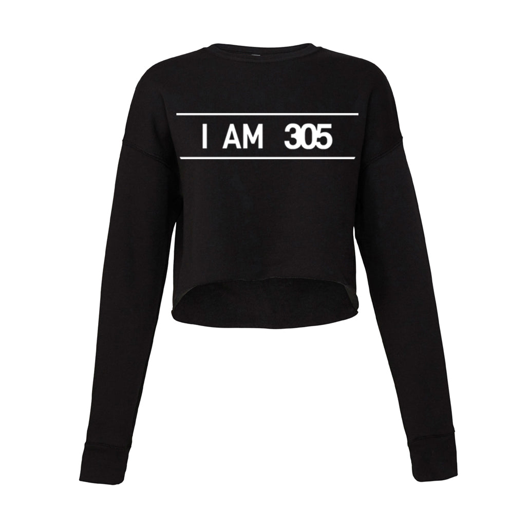 305WEAR I AM 305 Pure Fleece Cropped Sweatshirt