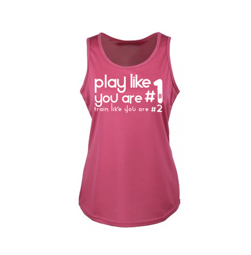 Play Like #1 Action Womens Vest