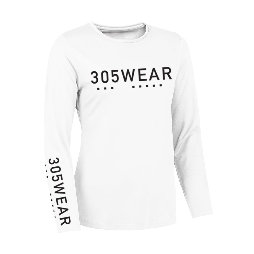305WEAR Wordmark Icon Action Womens Long Sleeve T