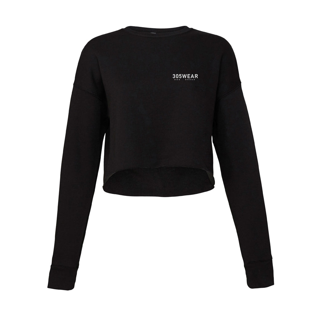 305WEAR Wordmark Pure Fleece Cropped Sweatshirt