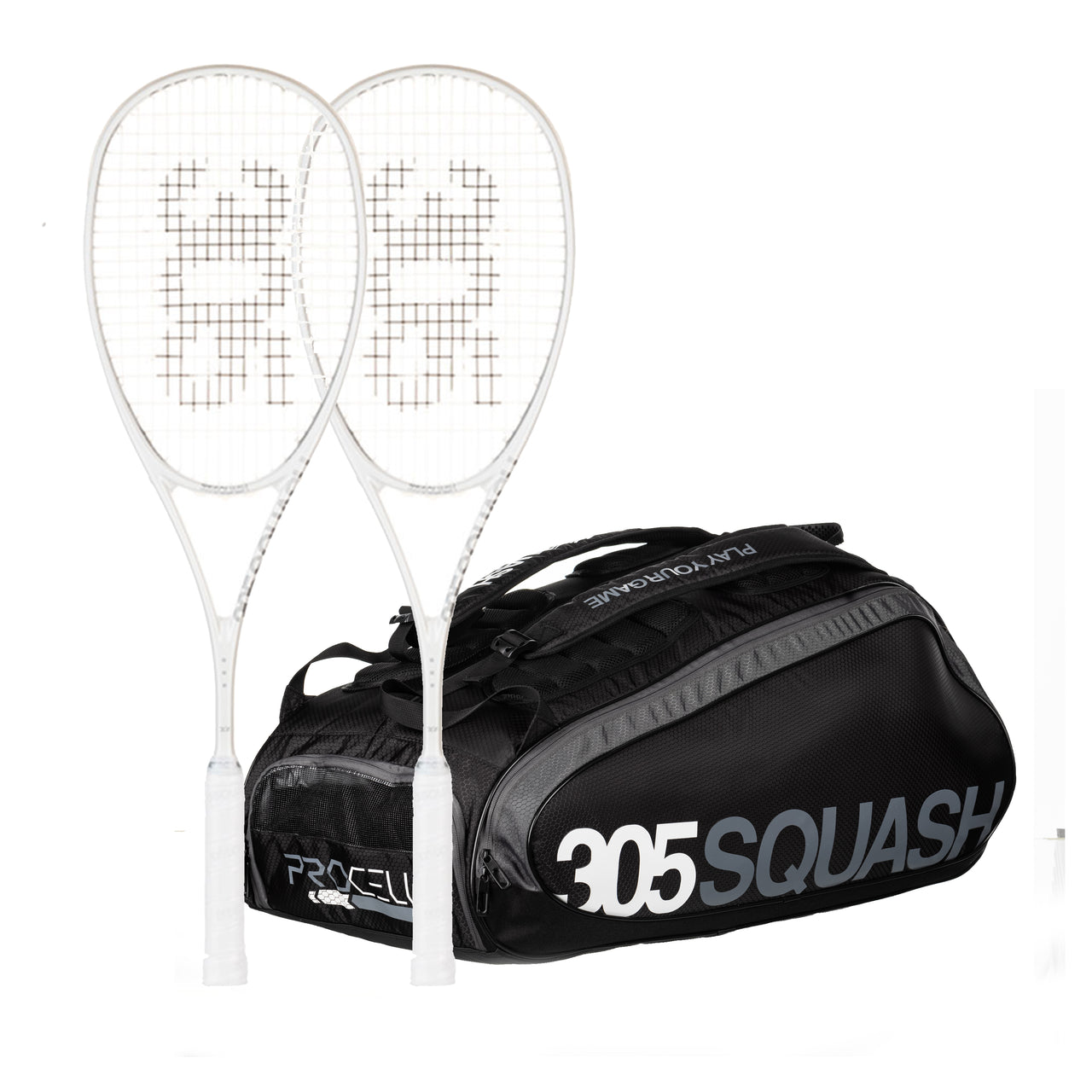 305SQUASH ProCell™ XR120 Squash Racket + ProCell™ Tour RacketBag - 2 RACKET + BAG BUNDLE